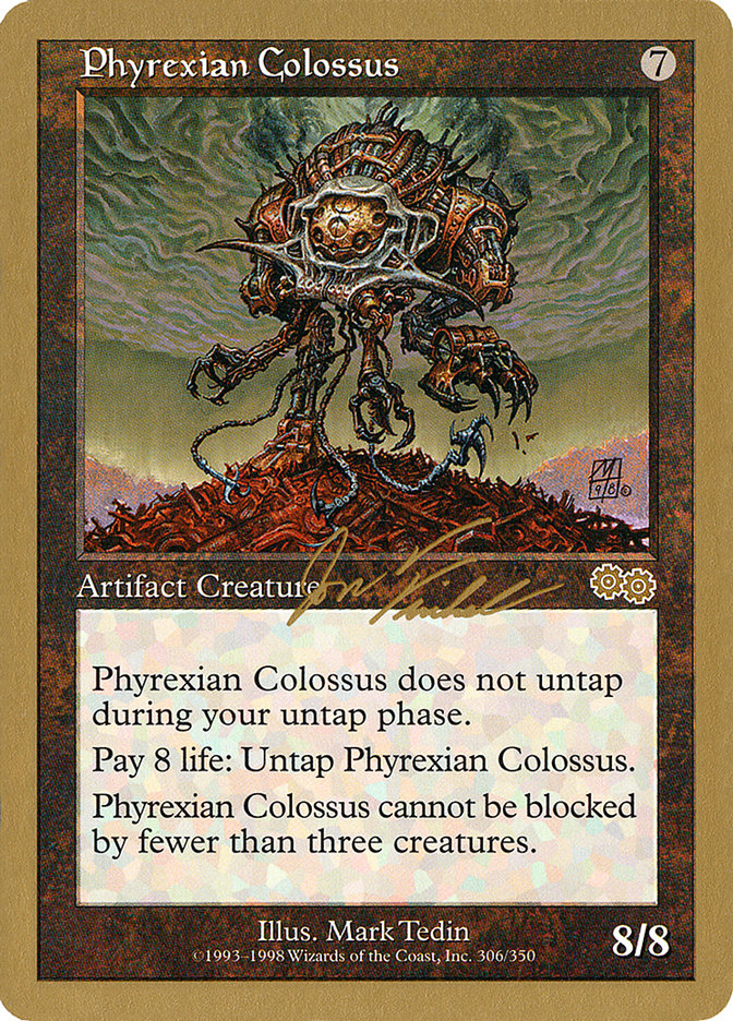 Phyrexian Colossus (Jon Finkel) [World Championship Decks 2000] | Card Citadel