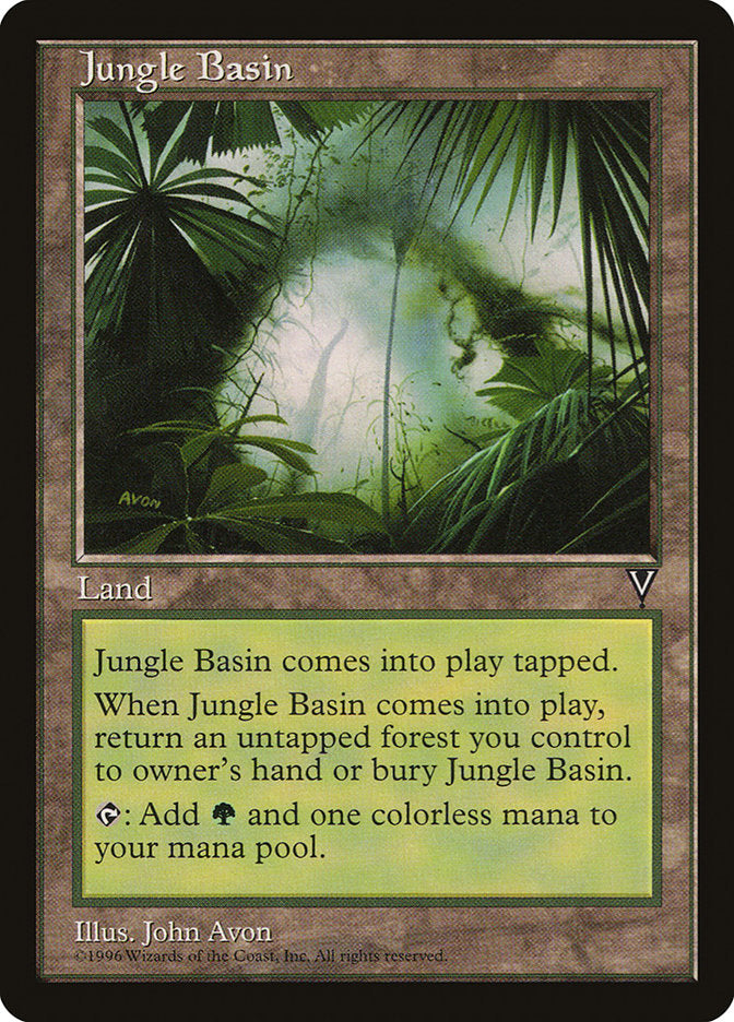 Jungle Basin [Visions] | Card Citadel