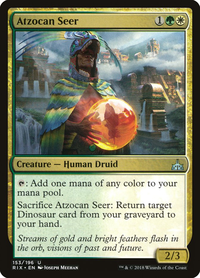 Atzocan Seer [Rivals of Ixalan] | Card Citadel