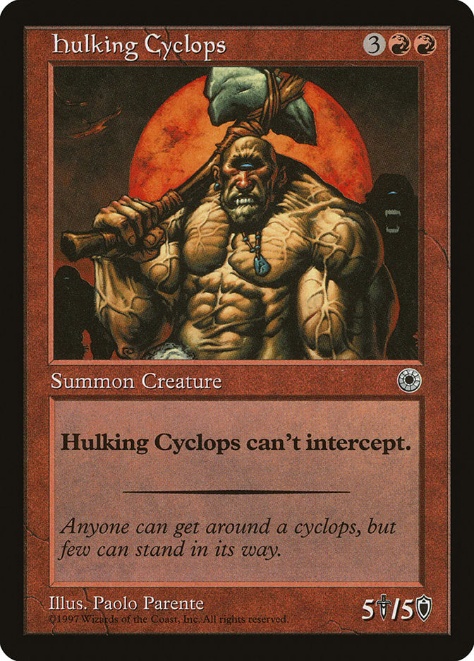 Hulking Cyclops [Portal] | Card Citadel