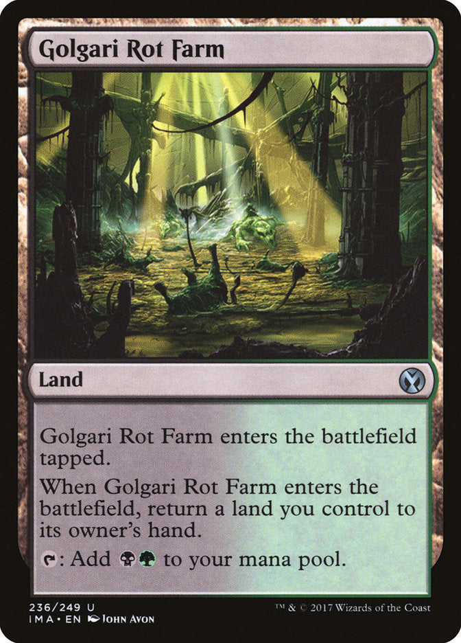 Golgari Rot Farm [Iconic Masters] | Card Citadel