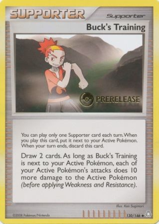 Bucks Training (130/146) (Prerelease Promo) [Diamond & Pearl: Legends Awakened] | Card Citadel