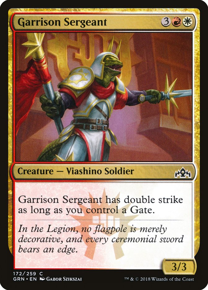 Garrison Sergeant [Guilds of Ravnica] | Card Citadel