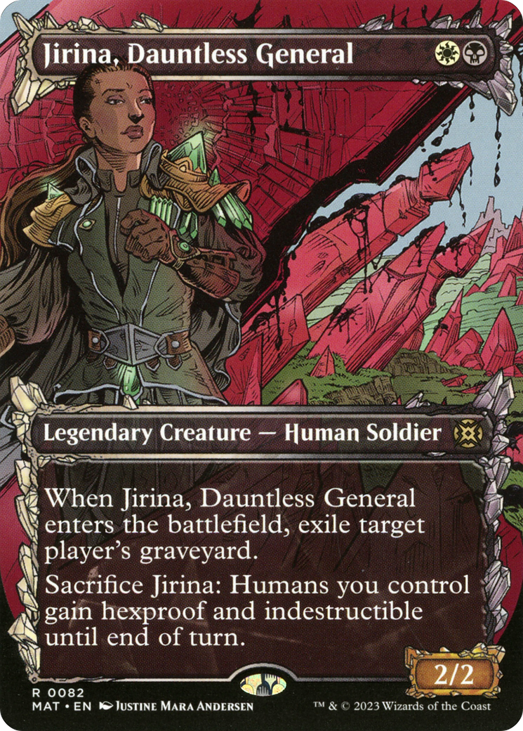 Jirina, Dauntless General (Showcase) [March of the Machine: The Aftermath] | Card Citadel