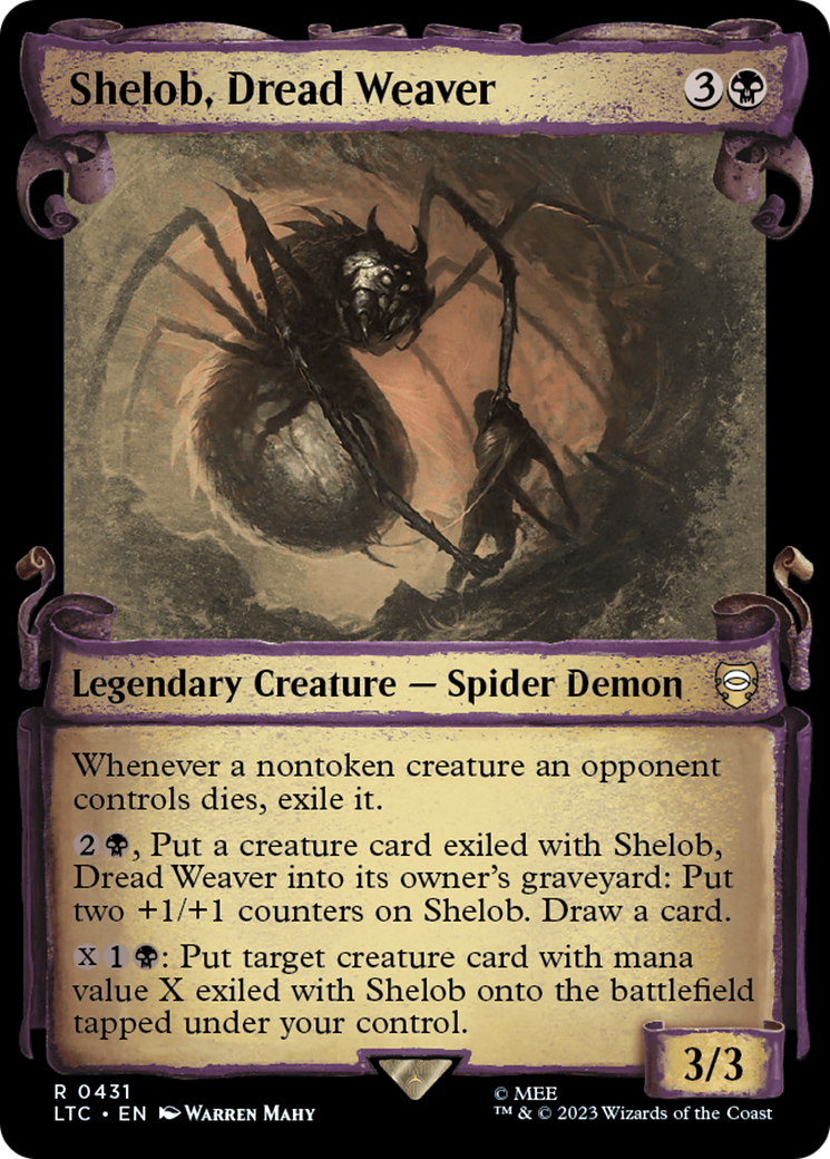 Shelob, Dread Weaver [The Lord of the Rings: Tales of Middle-Earth Commander Showcase Scrolls] | Card Citadel