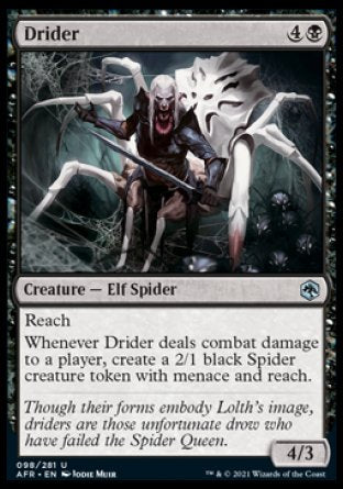 Drider [Dungeons & Dragons: Adventures in the Forgotten Realms] | Card Citadel