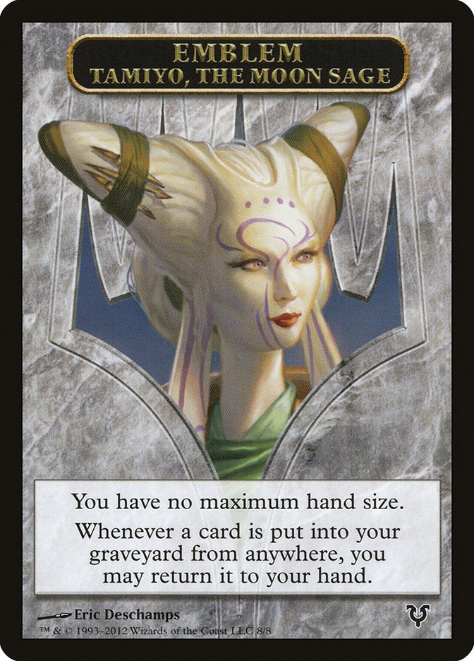 Tamiyo, the Moon Sage Emblem [Avacyn Restored Tokens] | Card Citadel