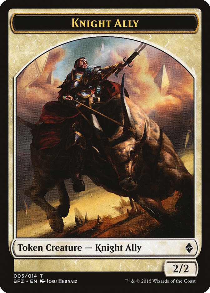 Knight Ally [Battle for Zendikar Tokens] | Card Citadel