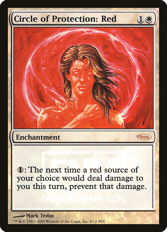 Circle of Protection: Red [Friday Night Magic 2005] | Card Citadel