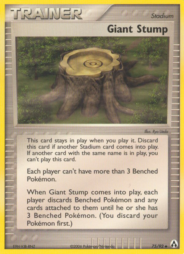 Giant Stump (75/92) [EX: Legend Maker] | Card Citadel