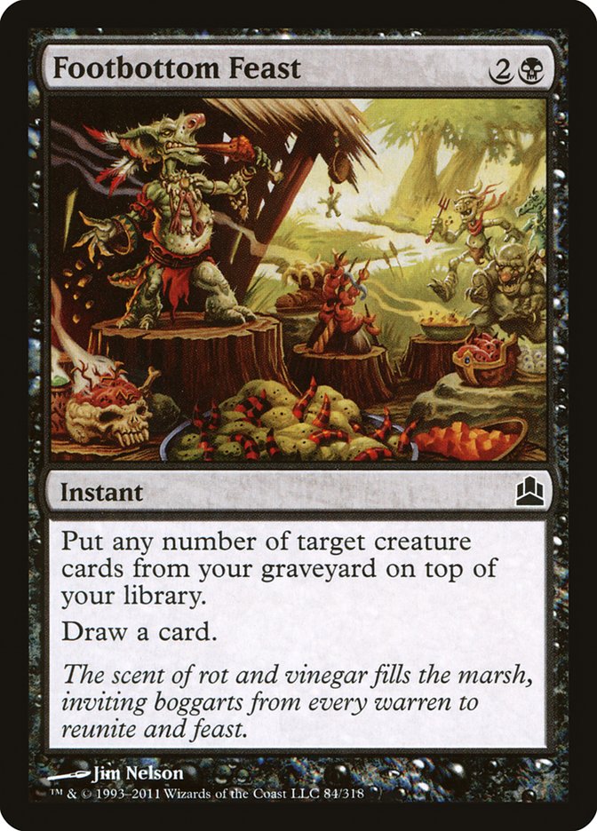 Footbottom Feast [Commander 2011] | Card Citadel