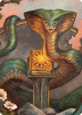 Guardian Naga Art Card [Commander Legends: Battle for Baldur's Gate Art Series] | Card Citadel