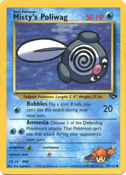 Misty's Poliwag (89/132) [Gym Challenge Unlimited] | Card Citadel