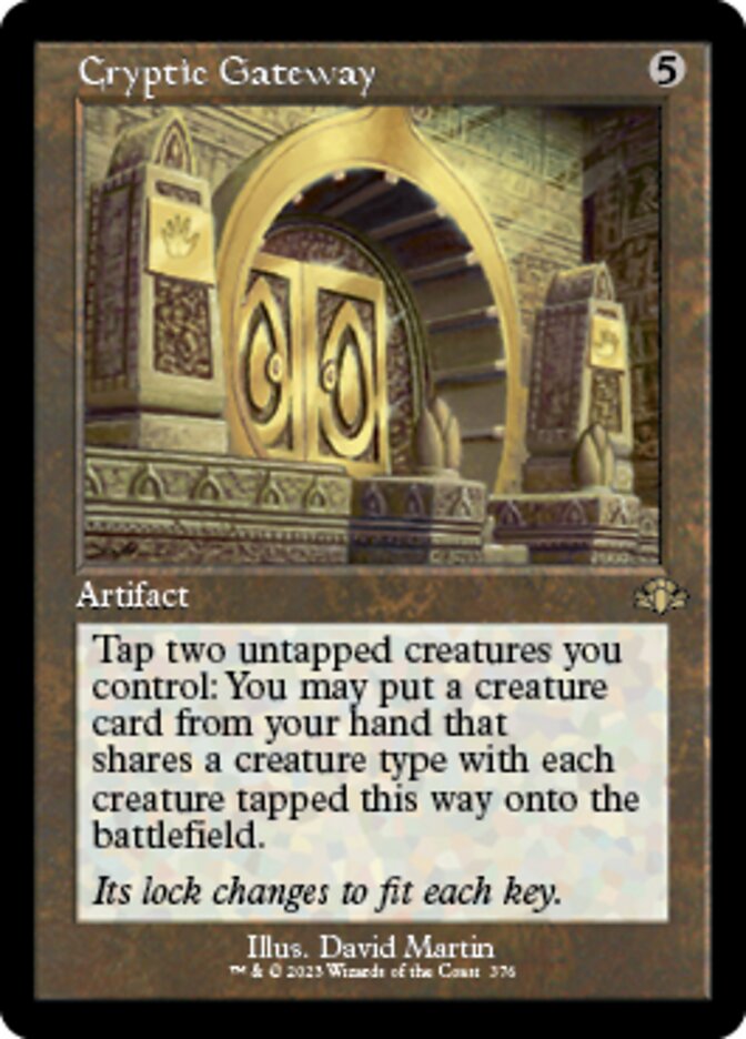 Cryptic Gateway (Retro) [Dominaria Remastered] | Card Citadel