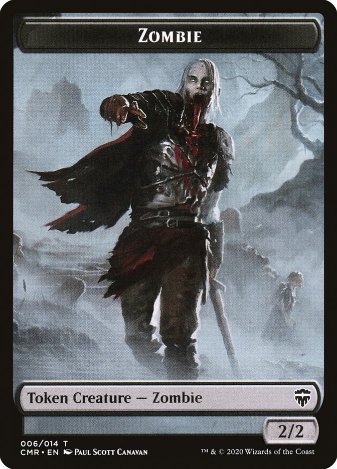 Zombie Token [Commander Legends Tokens] | Card Citadel