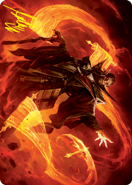 Plargg, Dean of Chaos Art Card (Gold-Stamped Signature) [Strixhaven: School of Mages Art Series] | Card Citadel