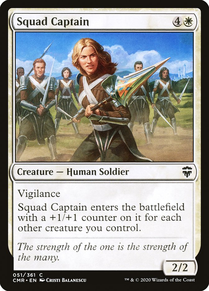 Squad Captain [Commander Legends] | Card Citadel