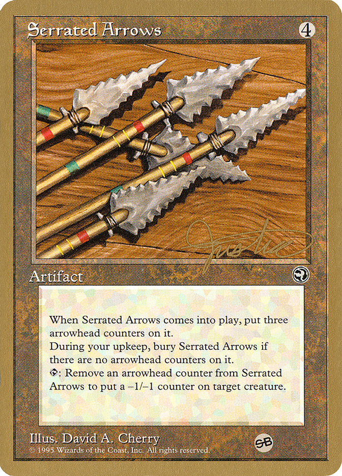 Serrated Arrows (Mark Justice) (SB) [Pro Tour Collector Set] | Card Citadel