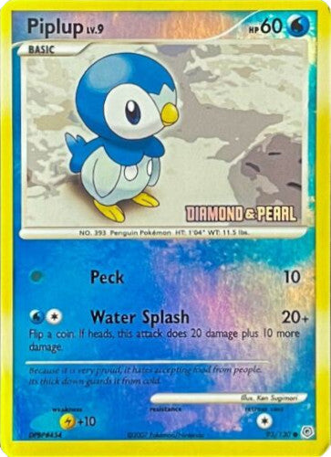 Piplup (93/130) (Diamond and Pearl) [Burger King Promos: 2008 Collection] | Card Citadel