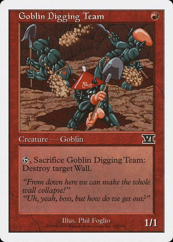 Goblin Digging Team [Classic Sixth Edition] | Card Citadel