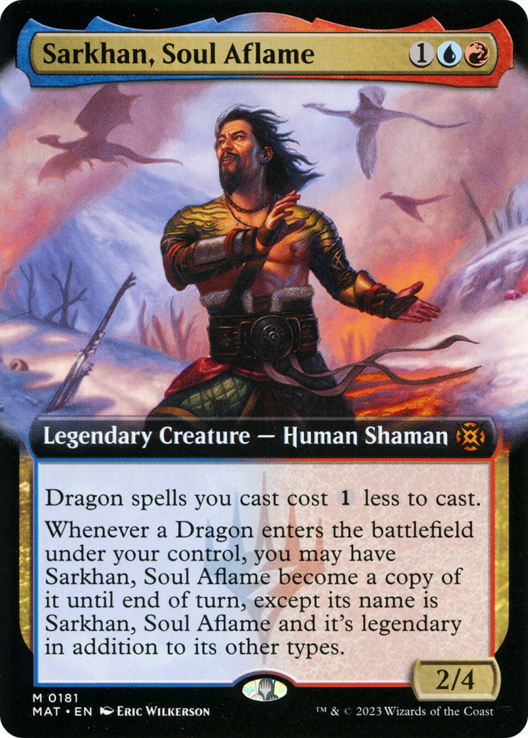 Sarkhan, Soul Aflame (Extended Art) [March of the Machine: The Aftermath] | Card Citadel