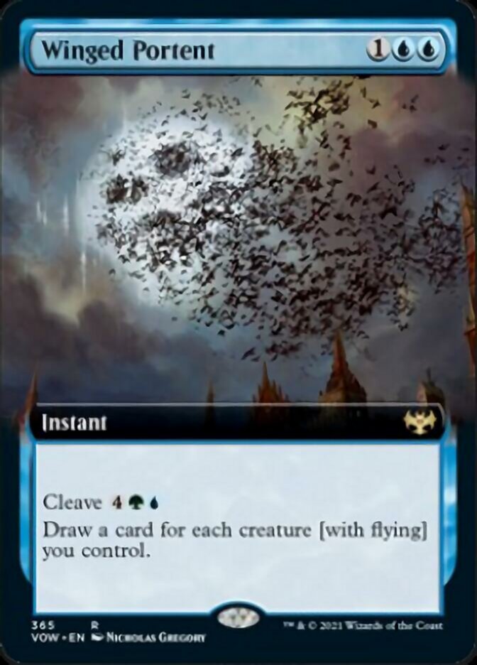 Winged Portent (Extended) [Innistrad: Crimson Vow] | Card Citadel