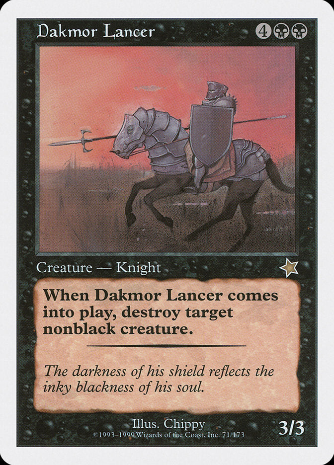 Dakmor Lancer [Starter 1999] | Card Citadel