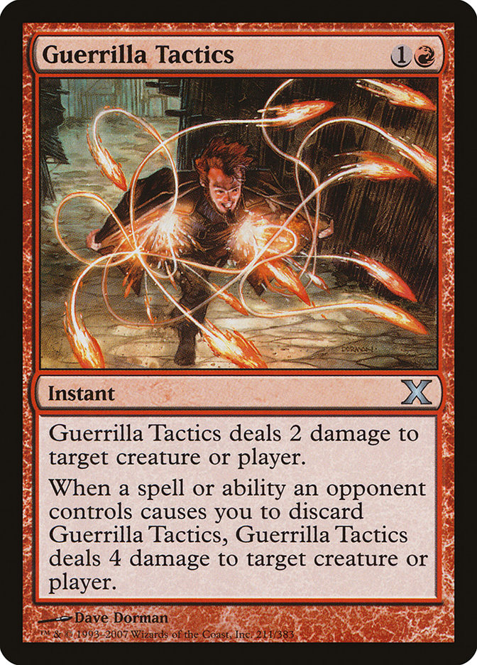 Guerrilla Tactics [Tenth Edition] | Card Citadel