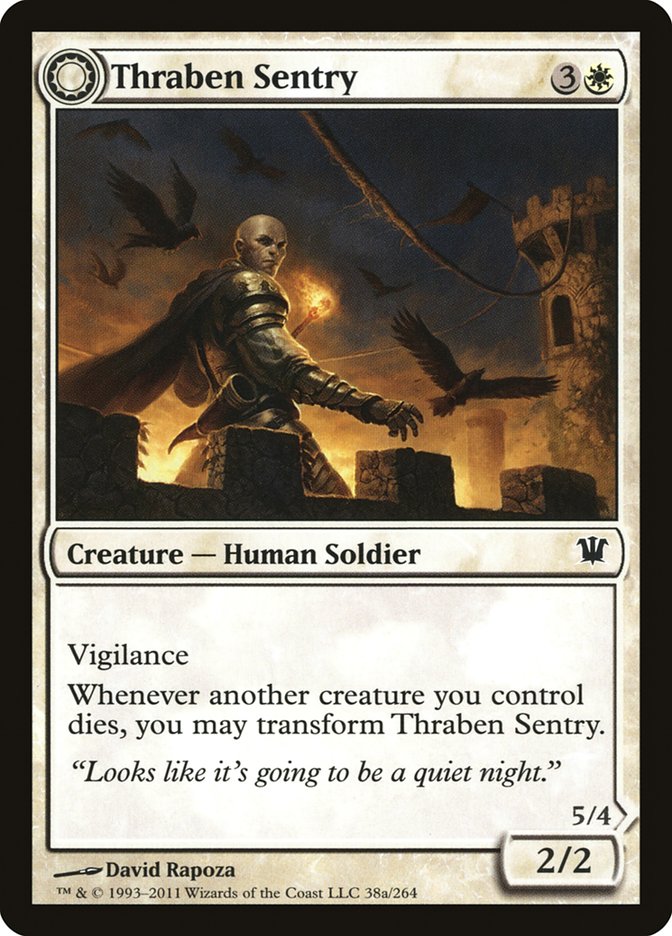 Thraben Sentry // Thraben Militia [Innistrad] | Card Citadel