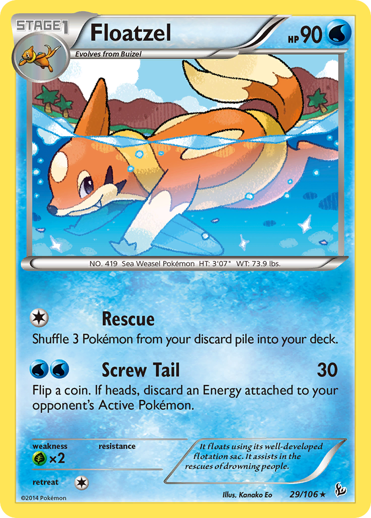 Floatzel (29/106) [XY: Flashfire] | Card Citadel