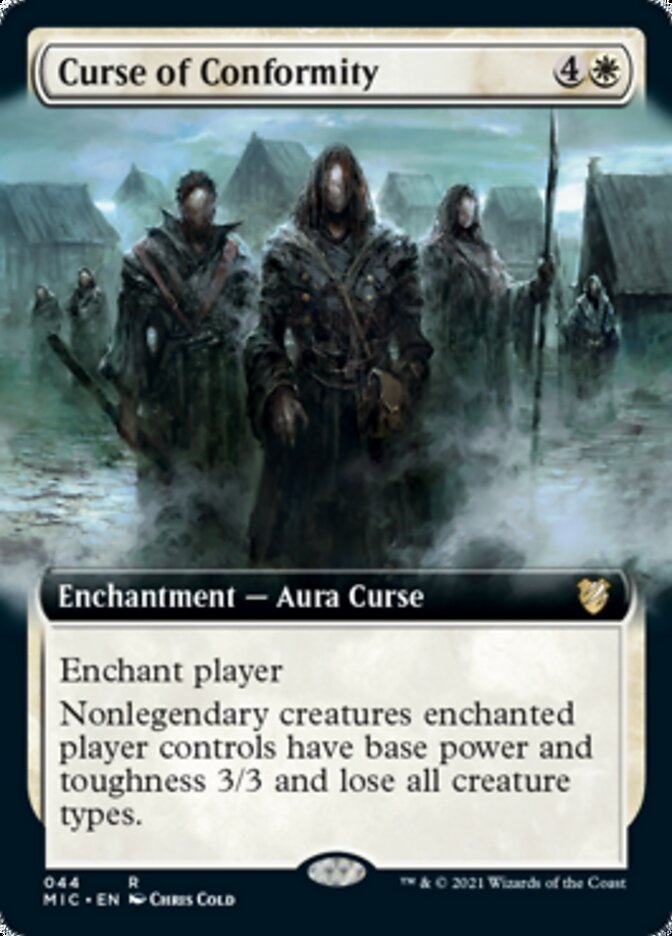 Curse of Conformity (Extended) [Innistrad: Midnight Hunt Commander] | Card Citadel