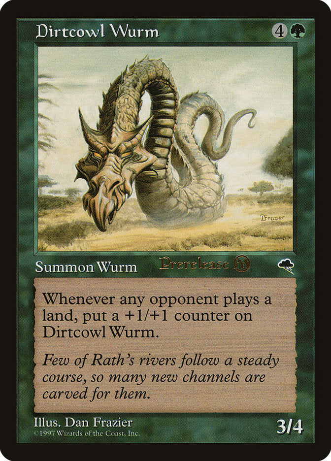 Dirtcowl Wurm [Tempest Promos] | Card Citadel