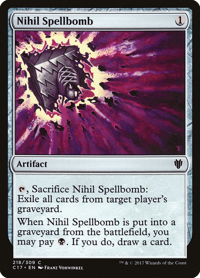 Nihil Spellbomb [Commander 2017] | Card Citadel