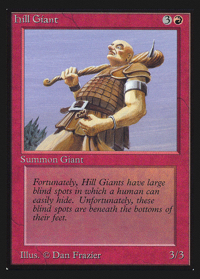 Hill Giant (IE) [Intl. Collectors’ Edition] | Card Citadel
