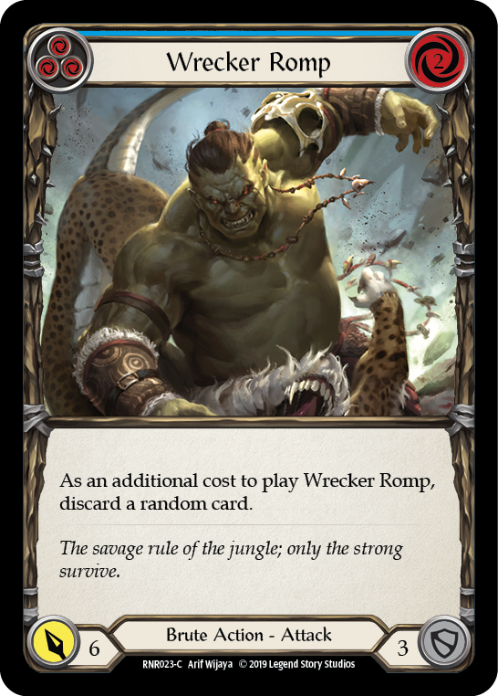 Wrecker Romp (Blue) [RNR023-C] (Rhinar Hero Deck)  1st Edition Normal | Card Citadel