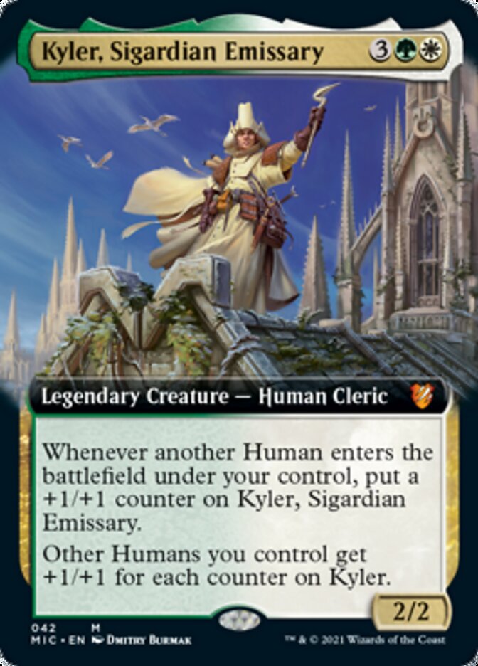 Kyler, Sigardian Emissary (Extended) [Innistrad: Midnight Hunt Commander] | Card Citadel