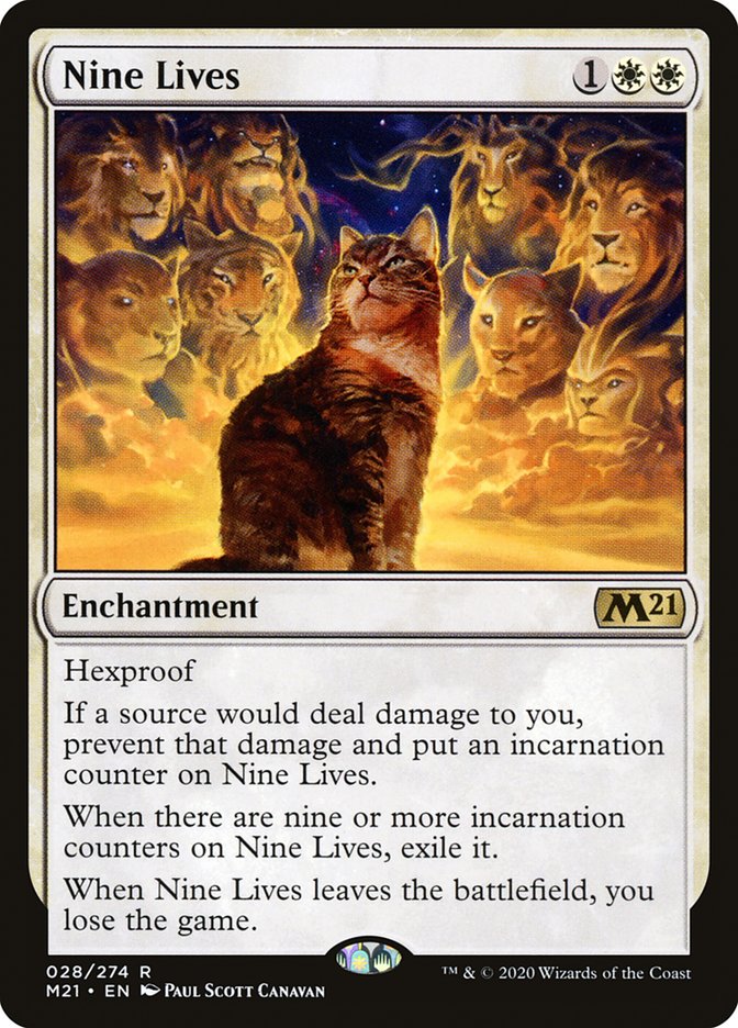 Nine Lives [Core Set 2021] | Card Citadel