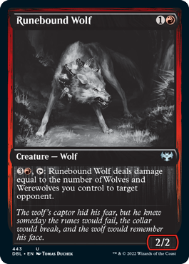 Runebound Wolf [Innistrad: Double Feature] | Card Citadel