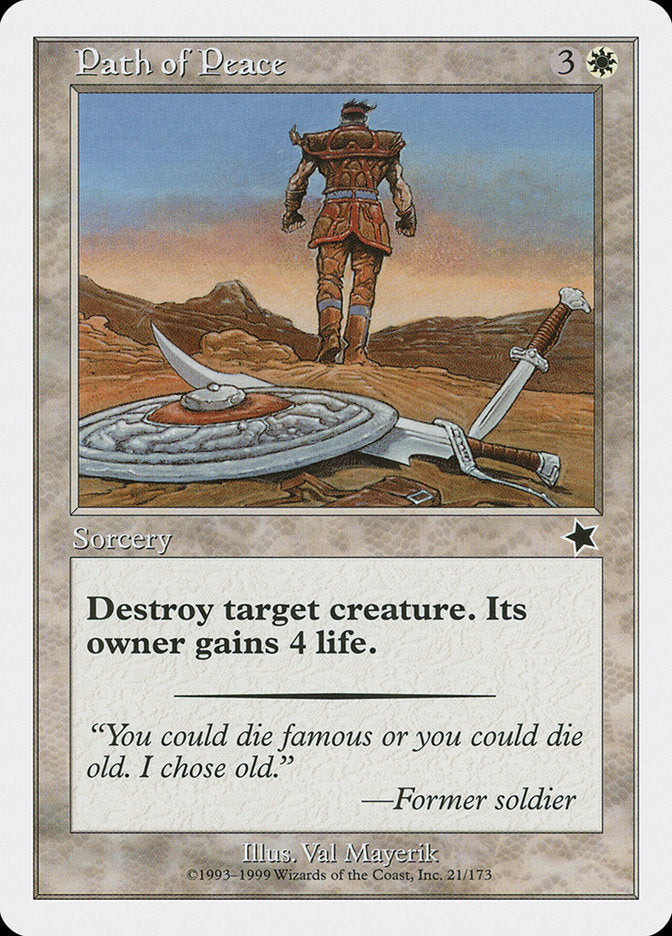 Path of Peace [Starter 1999] | Card Citadel