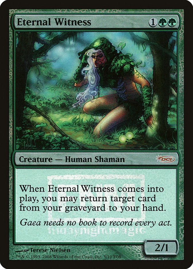 Eternal Witness [Friday Night Magic 2008] | Card Citadel