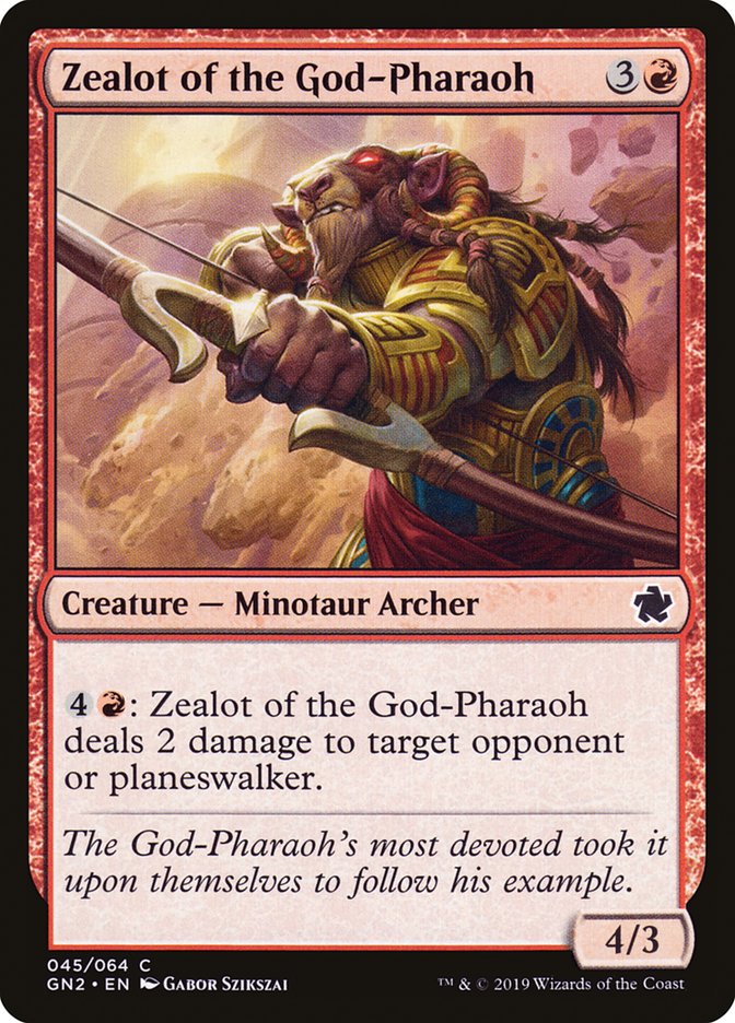 Zealot of the God-Pharaoh [Game Night 2019] | Card Citadel