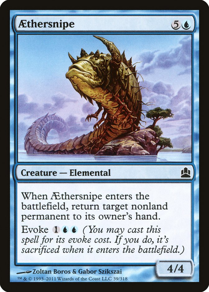 Aethersnipe [Commander 2011] | Card Citadel