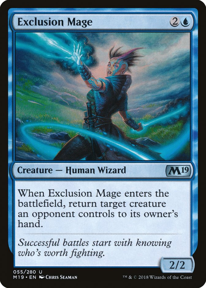 Exclusion Mage [Core Set 2019] | Card Citadel