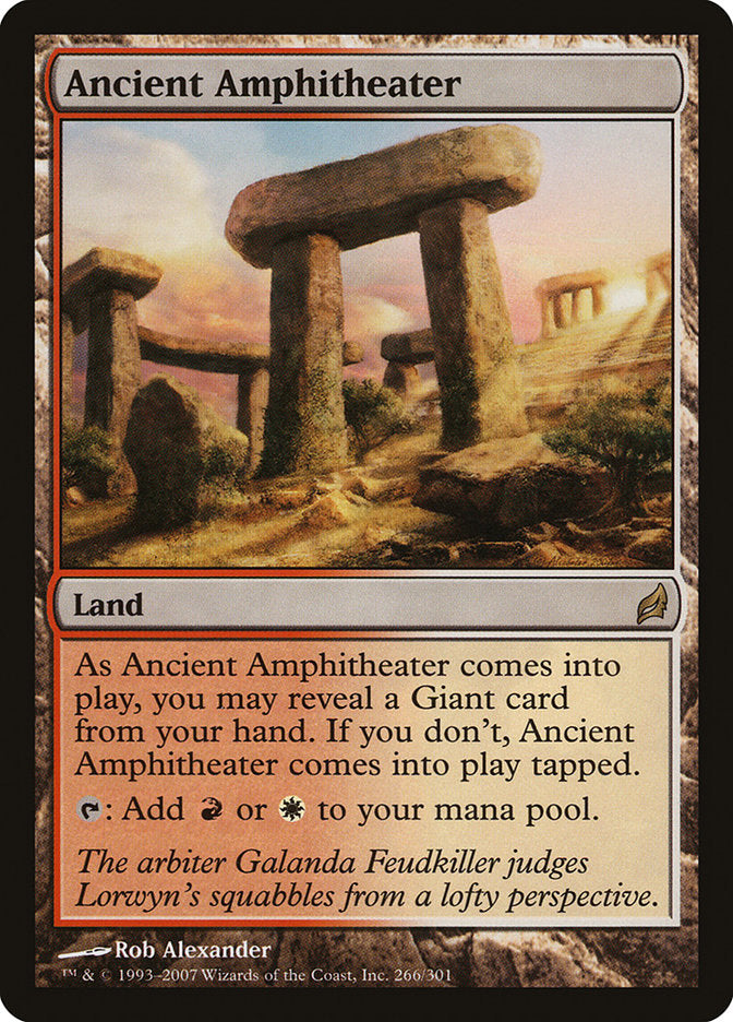 Ancient Amphitheater [Lorwyn] | Card Citadel