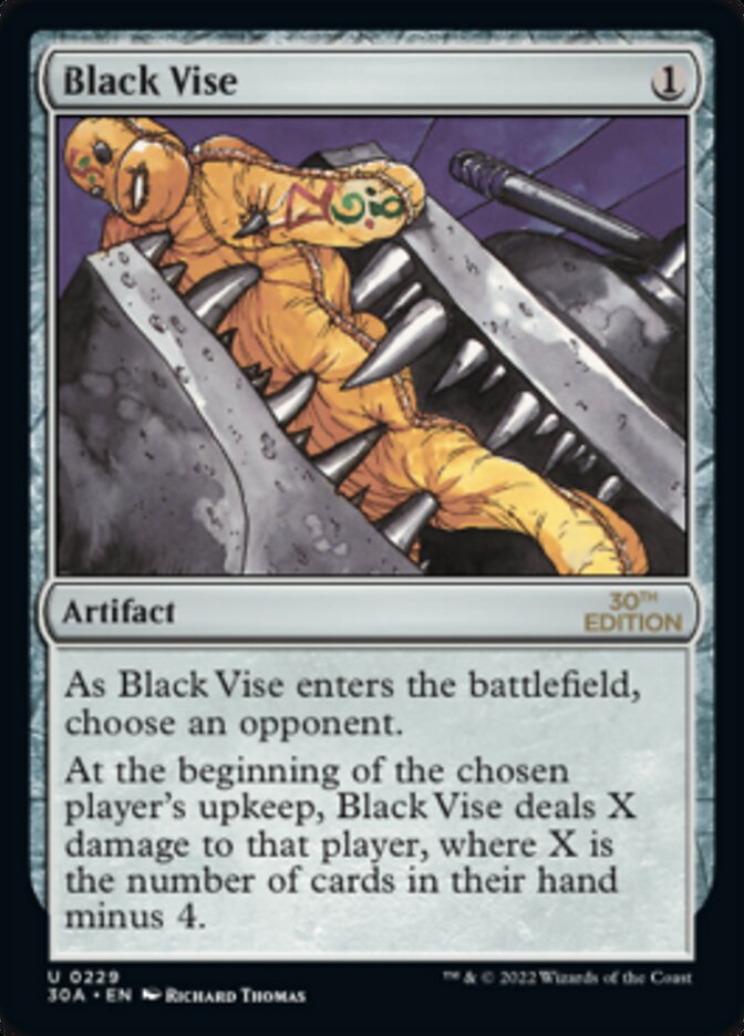 Black Vise [30th Anniversary Edition] | Card Citadel