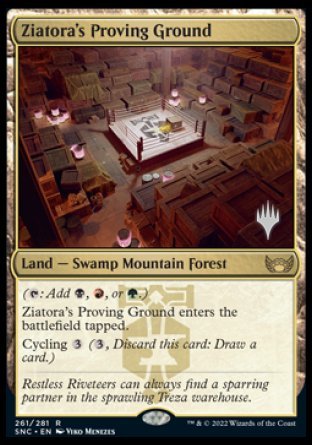 Ziatora's Proving Ground (Promo Pack) [Streets of New Capenna Promos] | Card Citadel