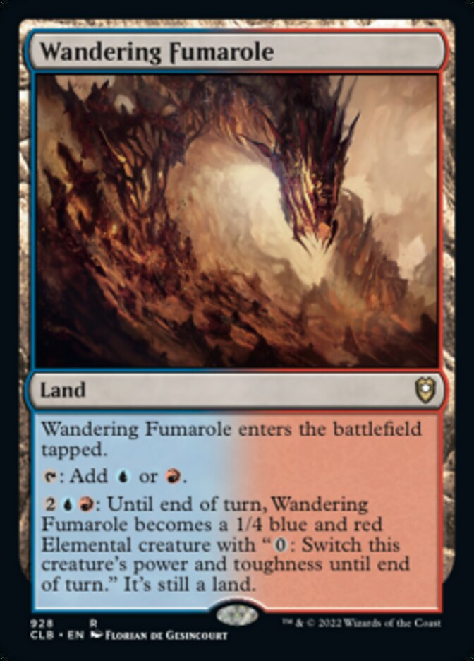 Wandering Fumarole [Commander Legends: Battle for Baldur's Gate] | Card Citadel