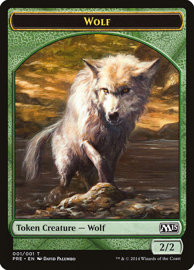 Wolf Token [Prerelease Cards] | Card Citadel