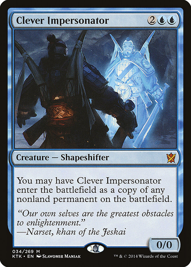 Clever Impersonator [Khans of Tarkir] | Card Citadel
