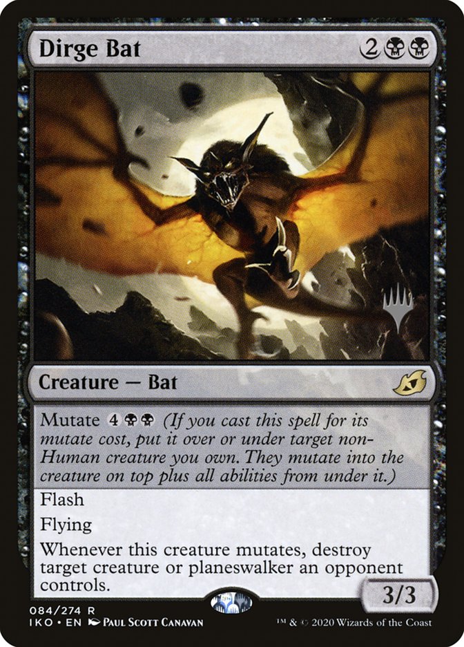 Dirge Bat (Promo Pack) [Ikoria: Lair of Behemoths Promos] | Card Citadel